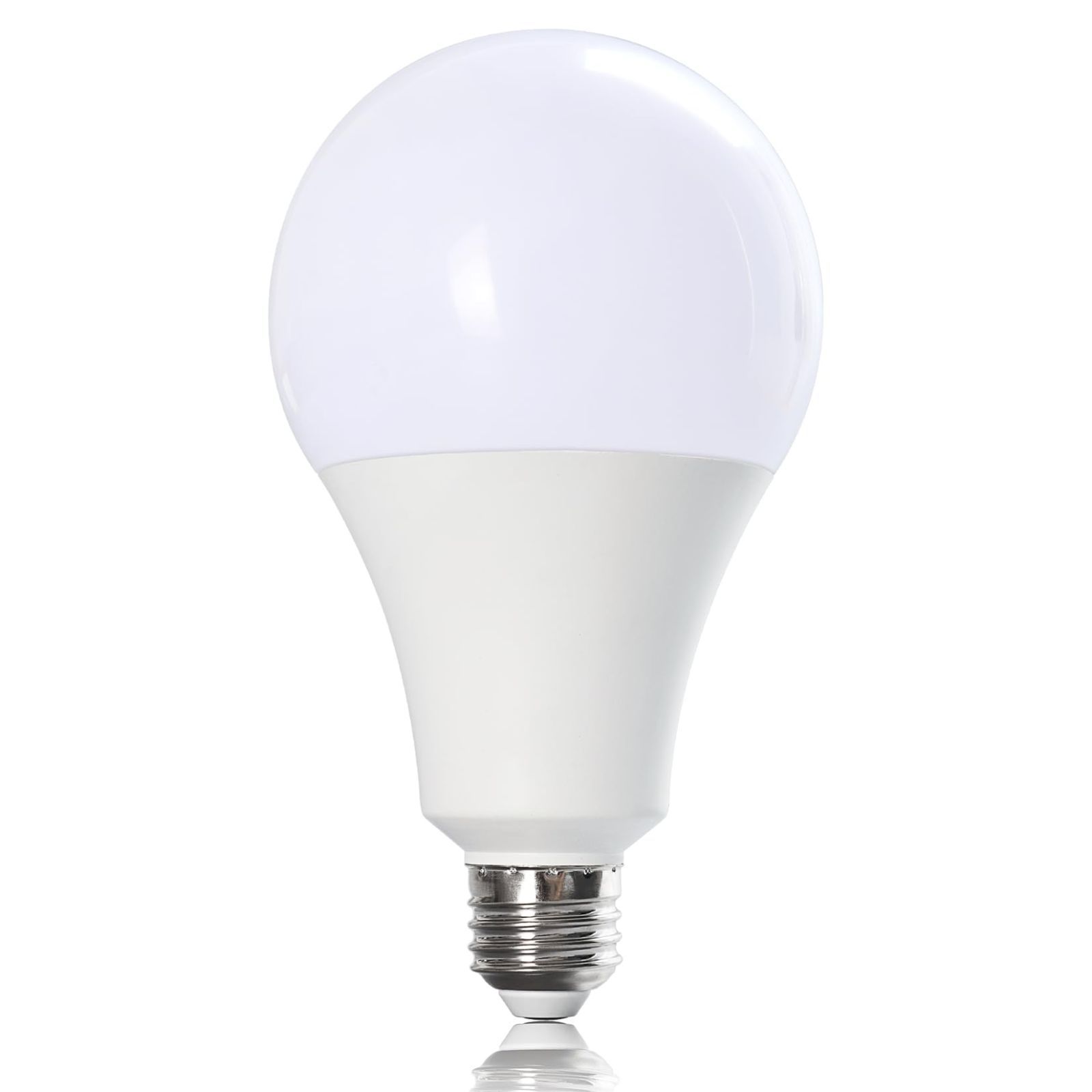 【特価商品】昼光色) (200W形 1個入 非調光器対応 PSE認証済み 工場 車庫 駐車場 納戸 倉庫 作業灯 工事用照明 現場照明 長寿命 省エネ 超高輝度 3510LM 広配光 6500K 昼光色 200W形相当 E26口金 LED電
