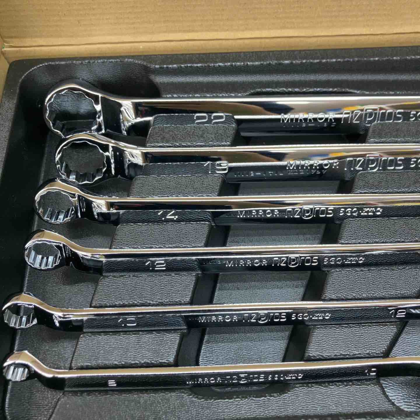 京都機械工具(KTC) めがねレンチ セット 10本組 TM510 ＫＴＣ（京都機械工具） めがねレンチセット［１０本組］ TM510