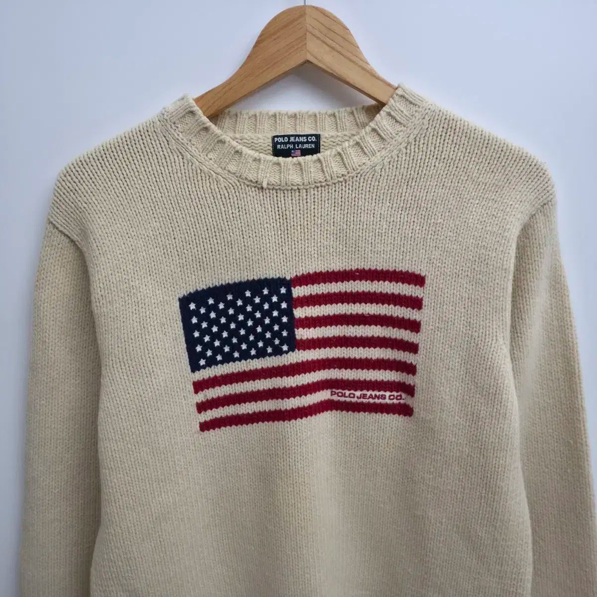 M ポロ ラルフローレン 星条旗 ニット