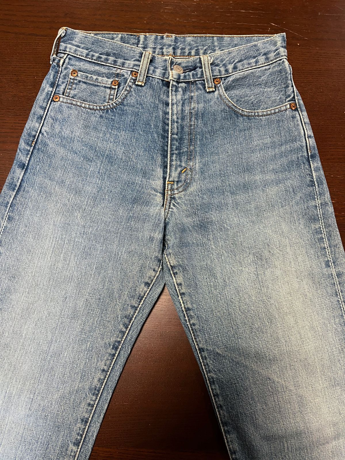 Levi's 502XX bigE 赤耳 復刻 W34 L33 ヴィンテージ Levi's 502XX bigE 赤耳 復刻 W34 L33 ヴィンテージ - メルカリ