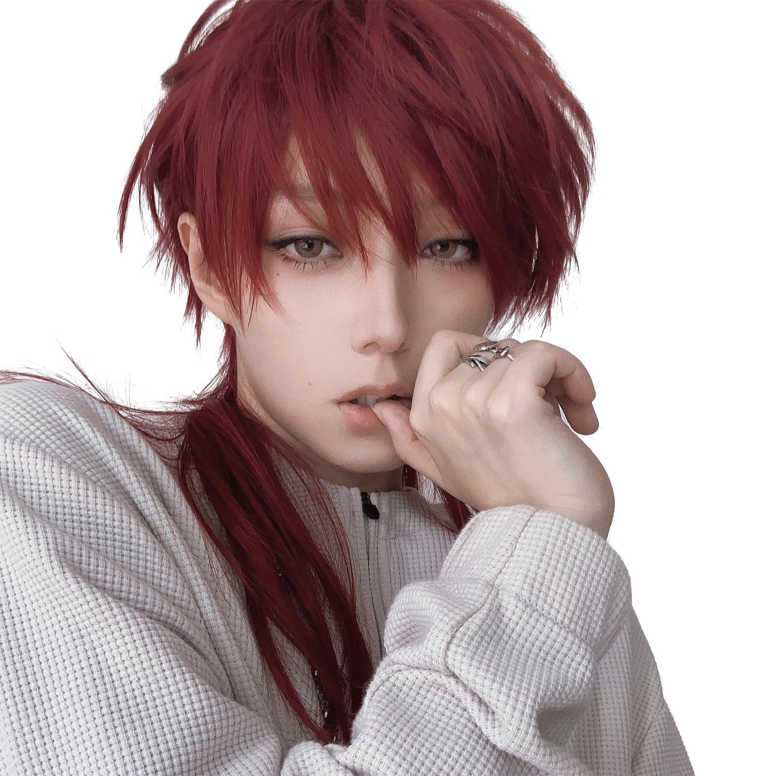 日本製 かつら 男性用 MIKI ぴったり ボブスタイル メンズ ウィッグ  