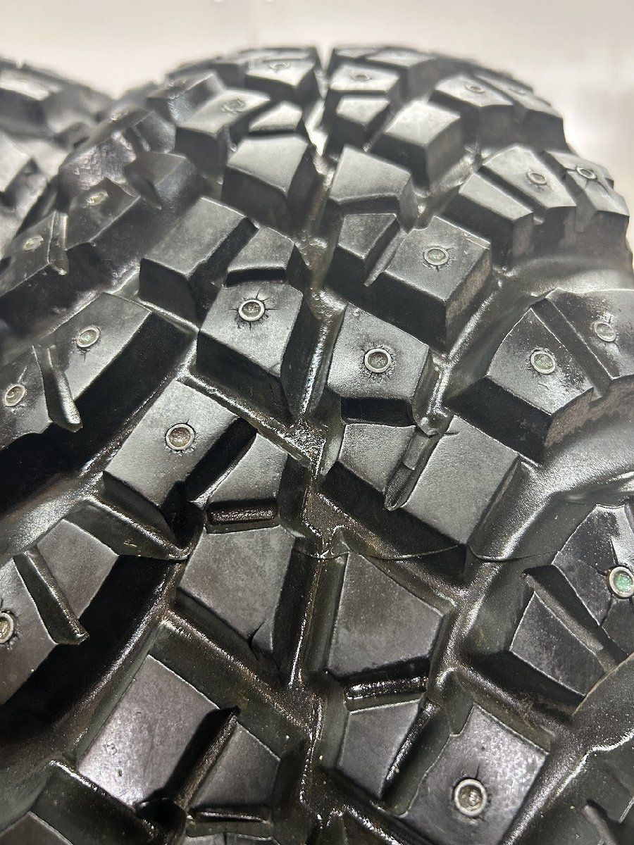 BS BRIDGESTONE DUELER M T 672 LT235 75R15 15インチ スパイクタイヤ 2本 バリ溝 ホワイトレター ジムニー等 STK002 FFCRYSTALESIA_COM