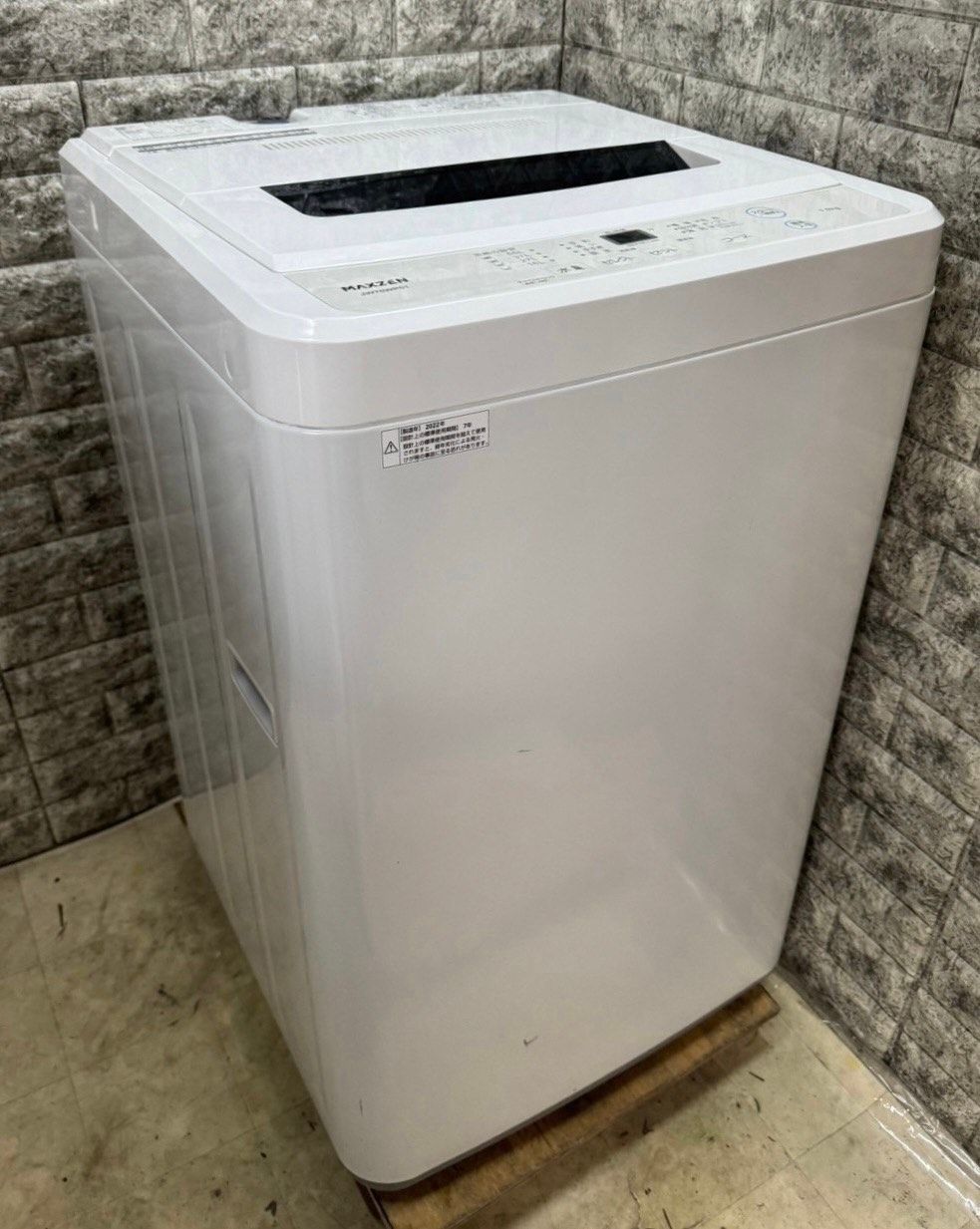 大阪限定配送☆3ヶ月保証付き☆洗濯機☆2022年☆マクスゼン☆JW70WP01  