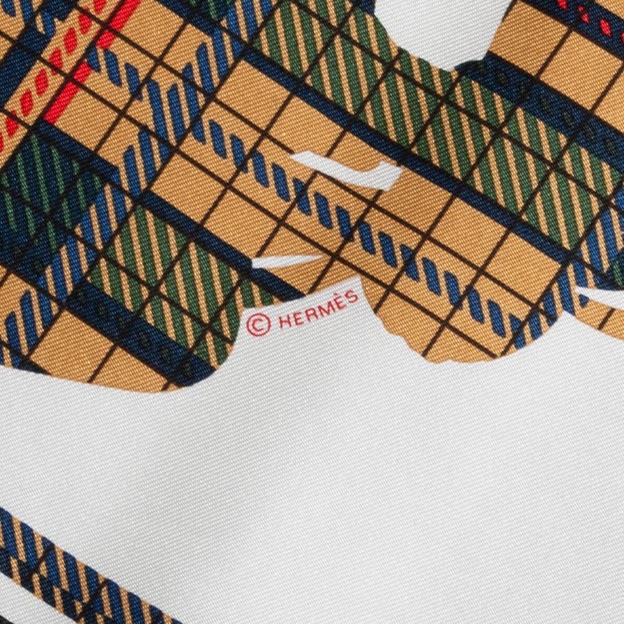 エルメス　ガヴロッシュ　ブリッドドゥガラ　タータン エルメス HERMES/スカーフ ガヴロッシュ ブリッド・ドゥ・ガラ
