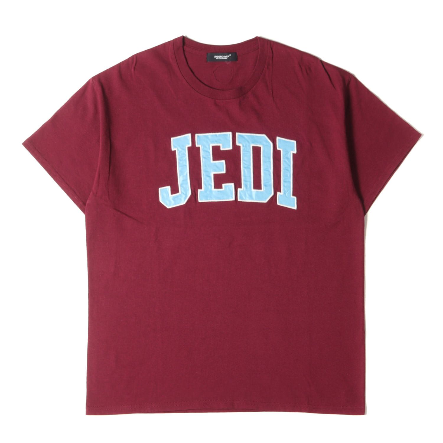 UNDERCOVER アンダーカバー Tシャツ サイズ:L 23SS STAR WARS スターウォーズ ジェダイ サテン パッチ クルーネック 半袖Tシャツ JEDI T-SHIRT UC1C9807-1 ボルドー トップス カットソー コラボ