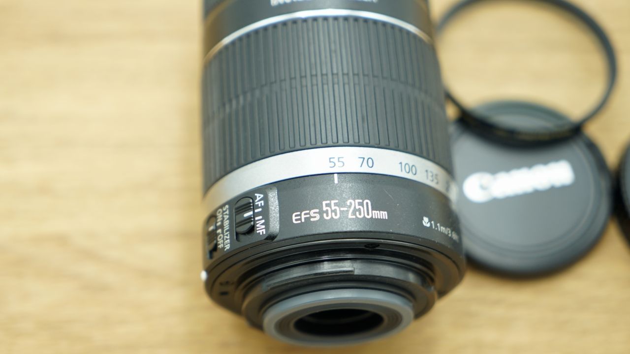 8344 美品 Canon EF-S 55-250mm 4-5.6 IS - メルカリ