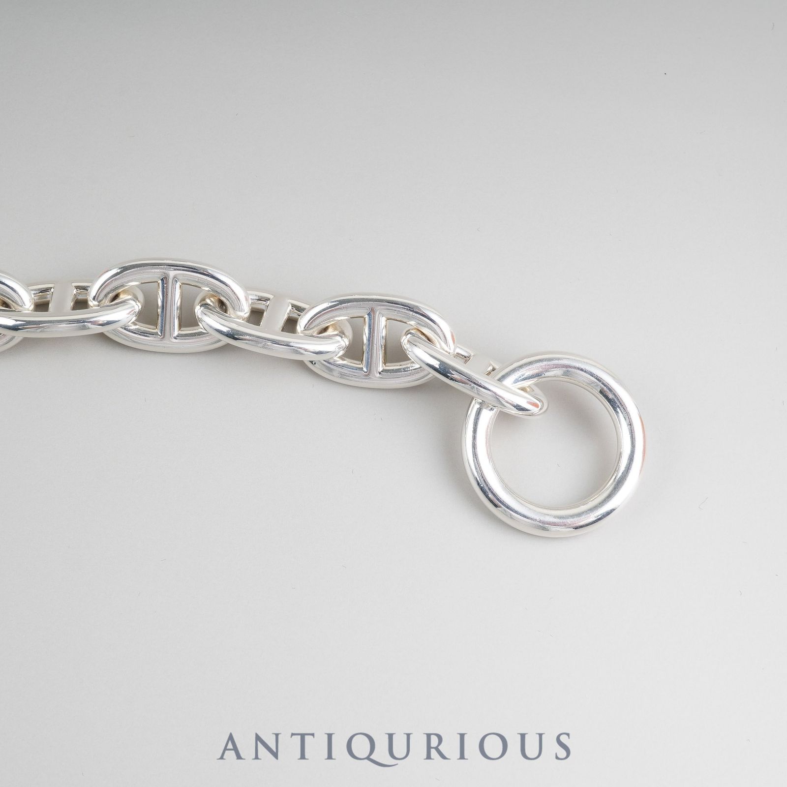 エルメス ブレスレット シェーヌダンクル TGM SV925 12コマ 箱 23年刻