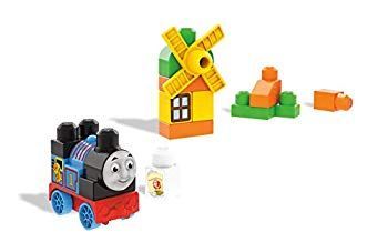 【】フィッシャープライス 1才からのメガブロック トーマスと風車 15ピース DXH53 2zzhgl6