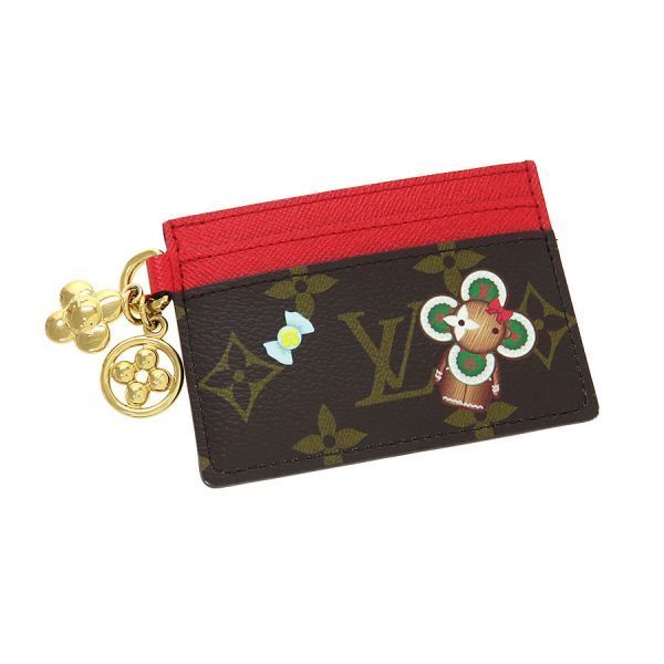 ルイヴィトン モノグラム カードケース ポルトカルト・LVチャーム M12215 Aランク