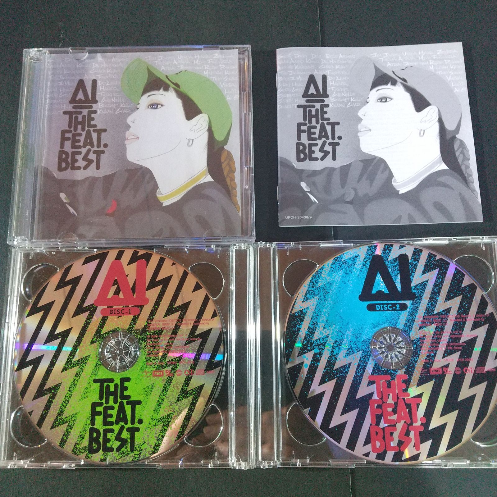 AIベストアルバム  🔴AI THE FEAT.BEST【2CD】🔴   「古いのから新しいのまで。日本から世界へ。  サイコーのアーティストたちとサイコーな曲が詰まっています!!!」by AI