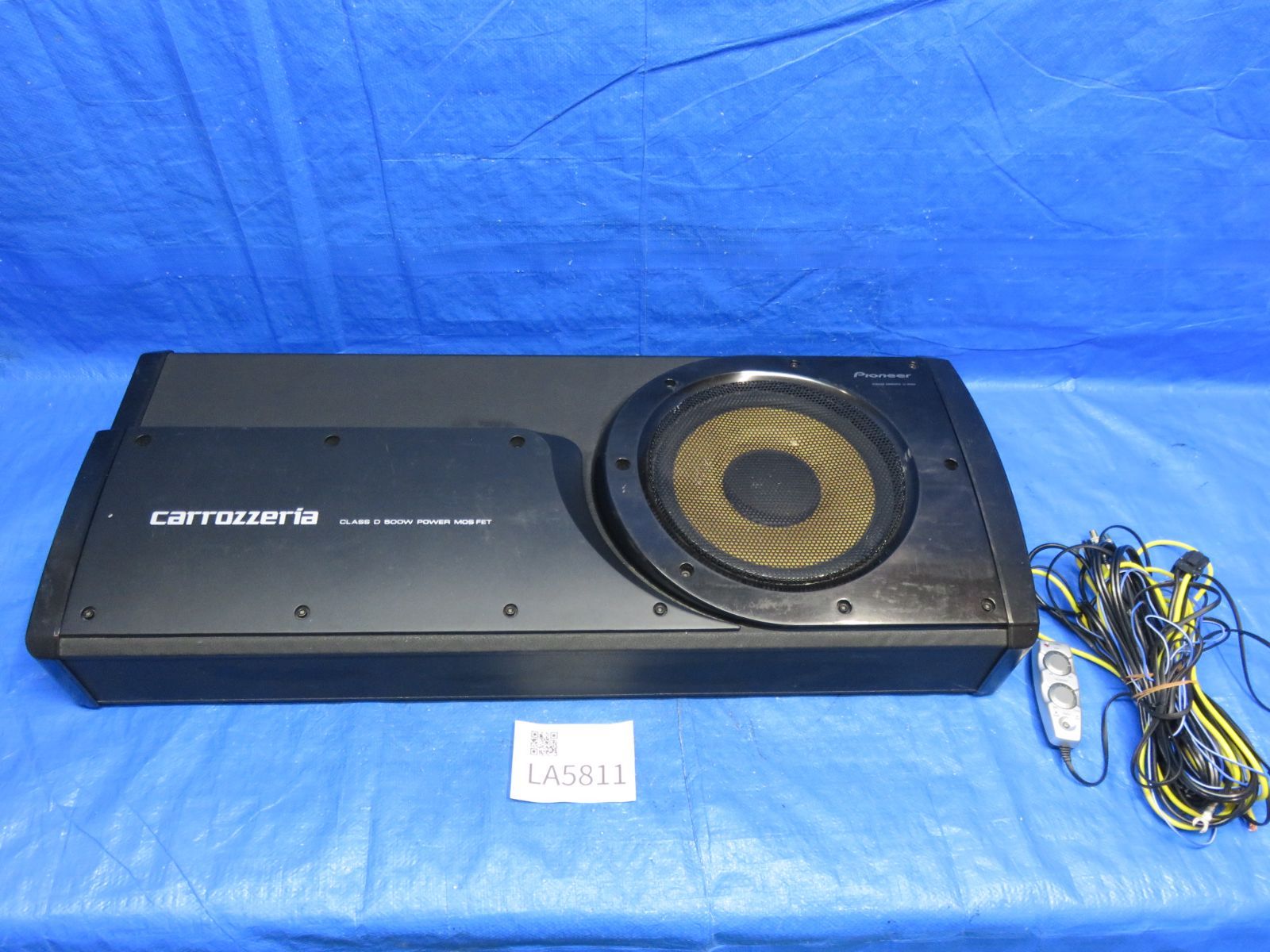 LA5811* 音出しOK カロッツェリア 25cmパワードサブウーファー