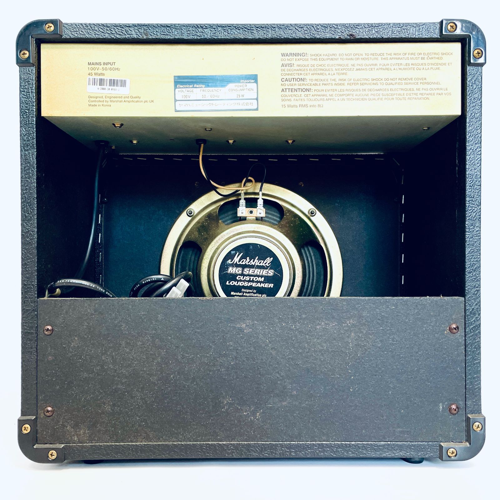 美品】ギターアンプ Marshall G15RCD SN(K-2000-30-0699-J) ID(580 