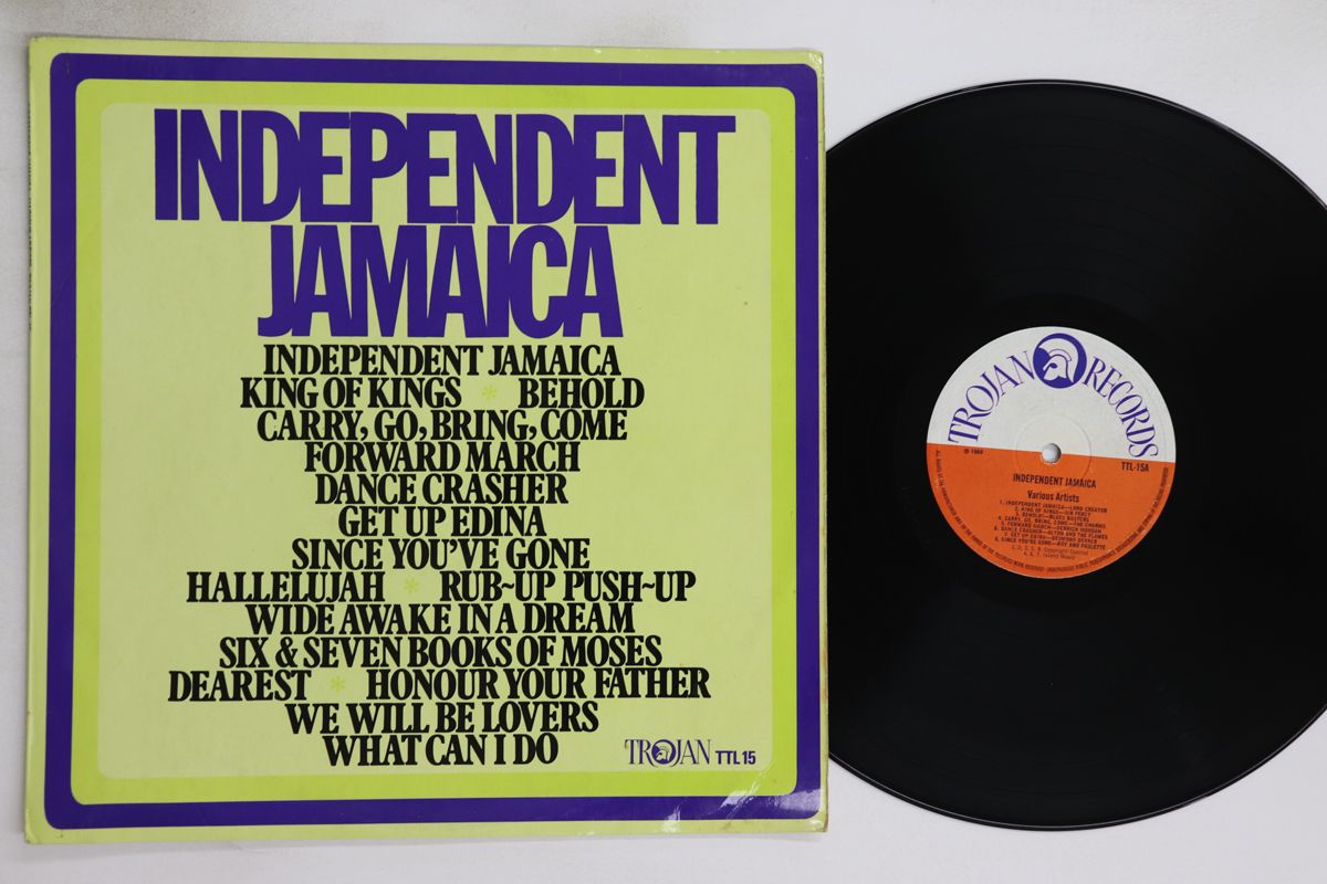 英LP Various Soul Of Jamaica TRL3 Trojan Records /00250 英LP Various Independent Jamaica TTL15 TROJAN RECORDS /00260