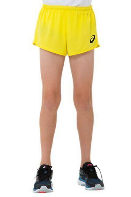 asics アシックス JR RUNNING SHORT イエロー 160 2094A002 750 | スポーツ スポーツウェア 陸上 ランニング ジョギング マラソン ランニングパンツ ズボン サイバードライ 快適 キッズ ジュニア スポー