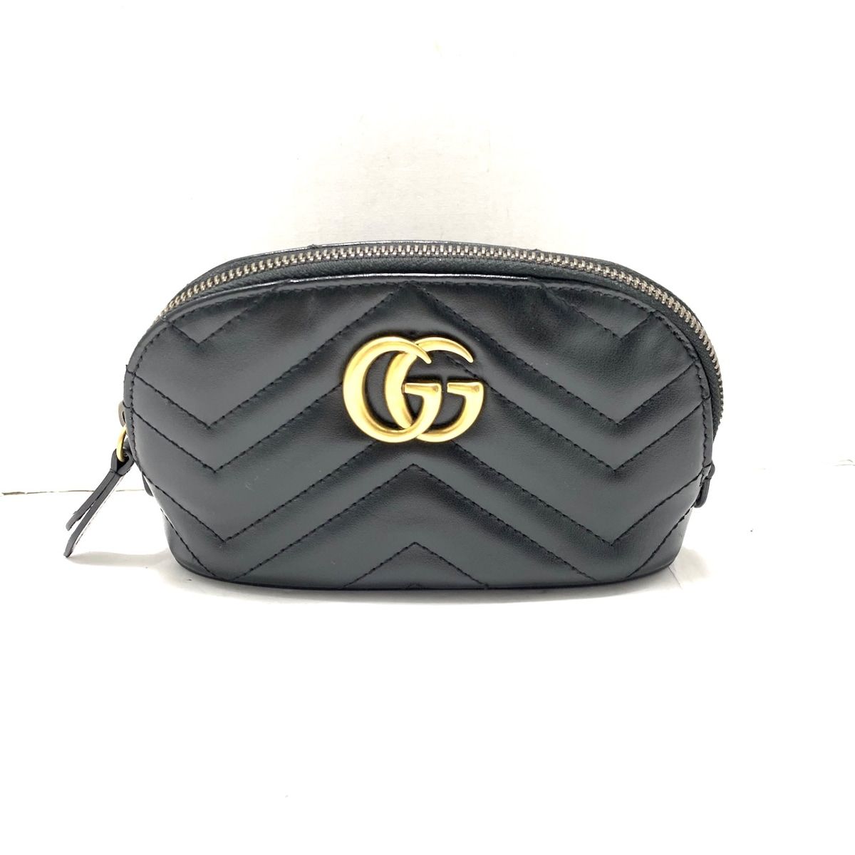 GUCCI ブラック レザーポーチ　【型番】625544 GUCCI ブラック レザーポーチ 【型番】625544 【公式通販】