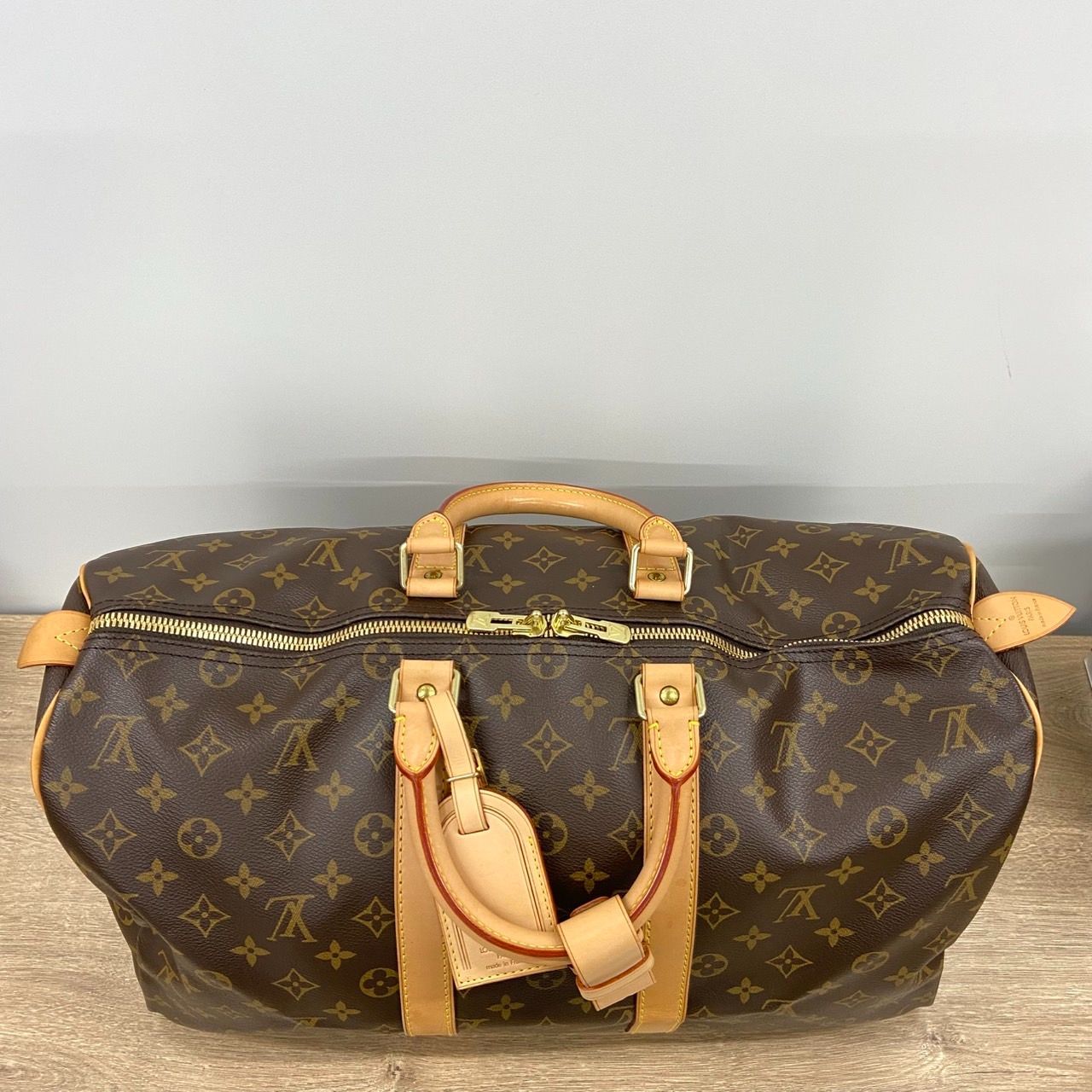 美品　ルイヴィトン　ネームタグ　ポワニエ　セット　ダミエライン　茶色　ブラウン 割引 美品 ルイヴィトン ネームタグ ポワニエ セット ダミエライン