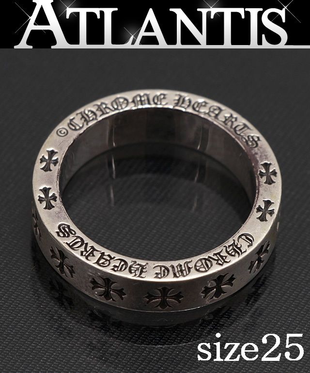 CHROME HEARTS 銀座店 クロムハーツ スペーサーリング FOREVER 6mm リング 指輪 SV925 約25号 99018