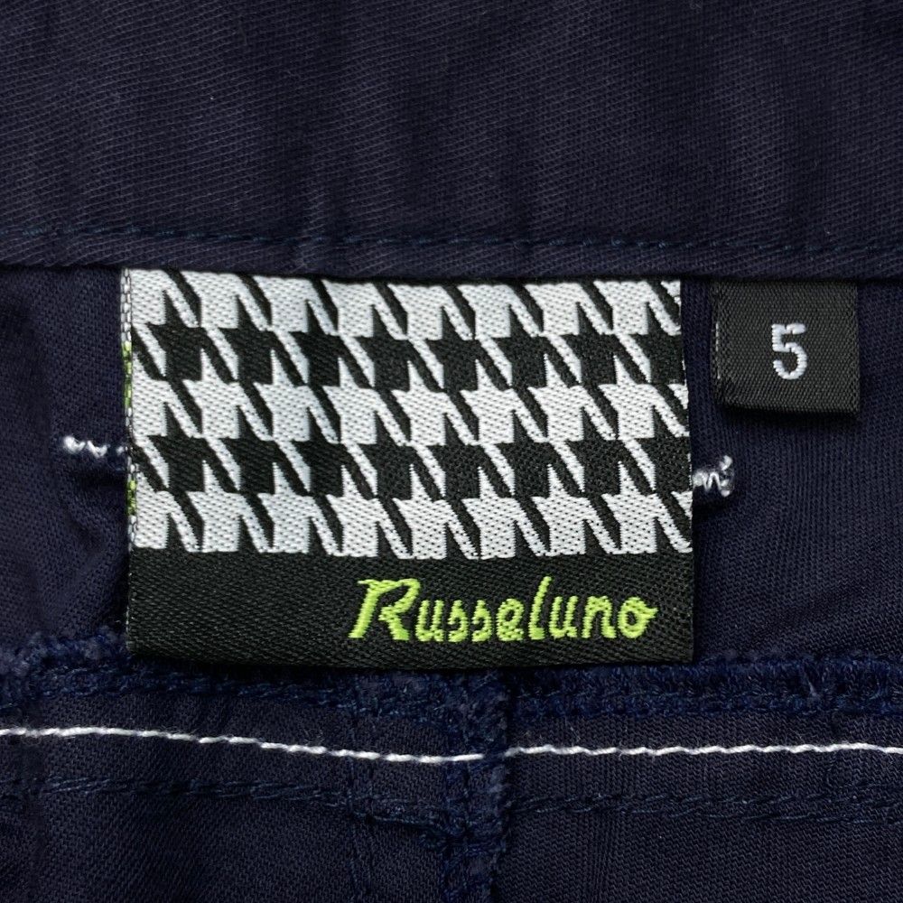サイズ：5 RUSSELUNO ラッセルノ ストレッチパンツ ネイビー系