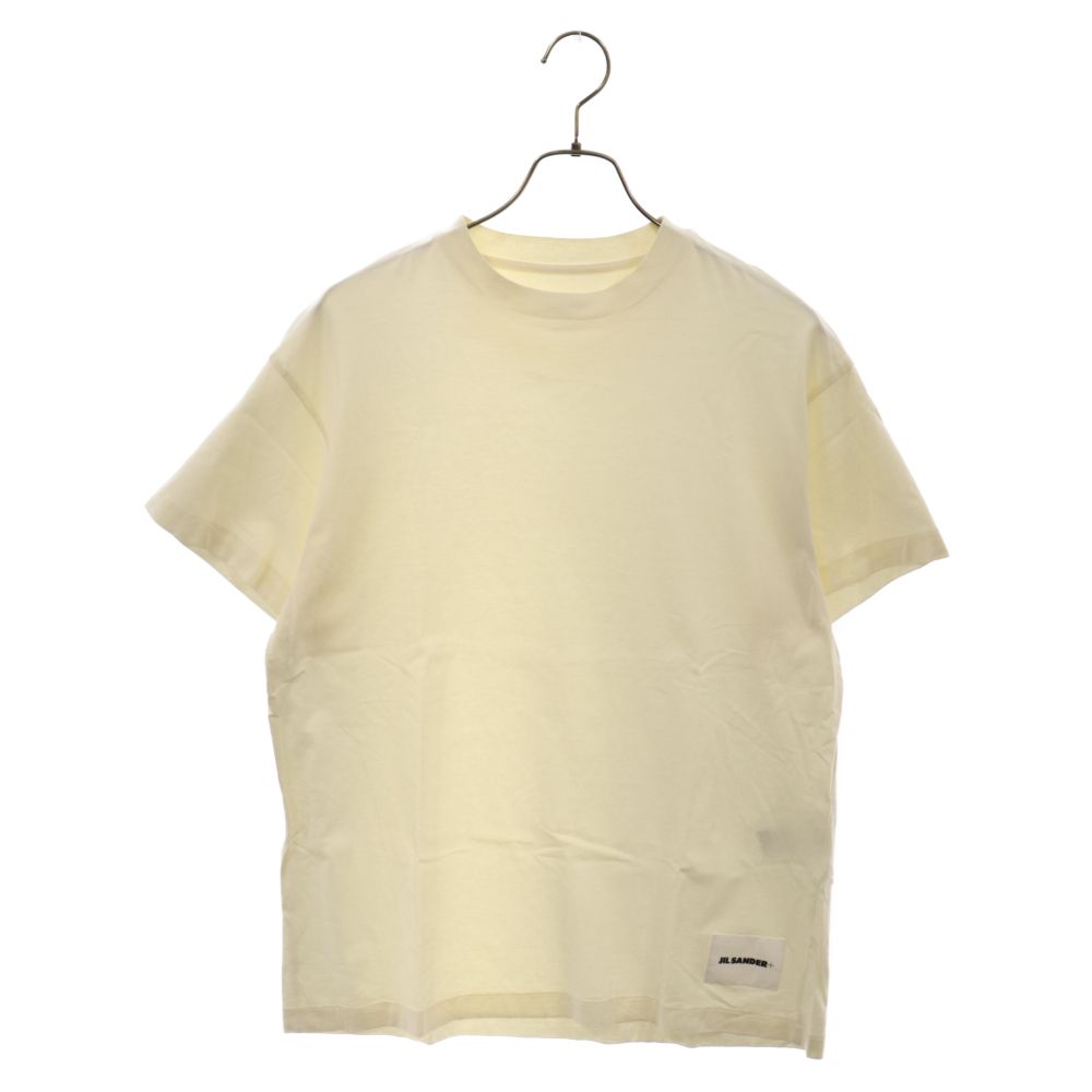 JIL SANDER+ (ジルサンダープラス) クルーネック コットン 半袖Tシャツ カットソー ホワイト KK PM ZI 7071