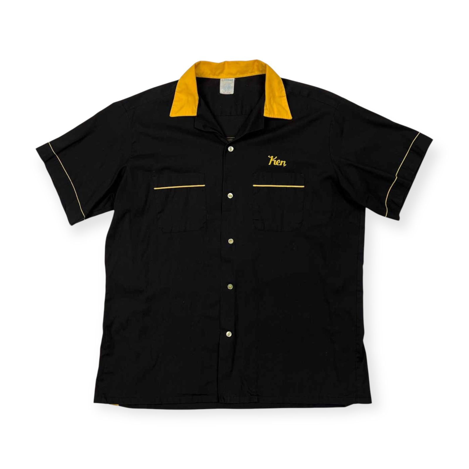 ブ*キ様 Hilton　ヒルトン　ボウリングシャツ　サイズM　80s90s秀作 90's〜 ヒルトン Hilton オープンカラー ボーリングシャツ M