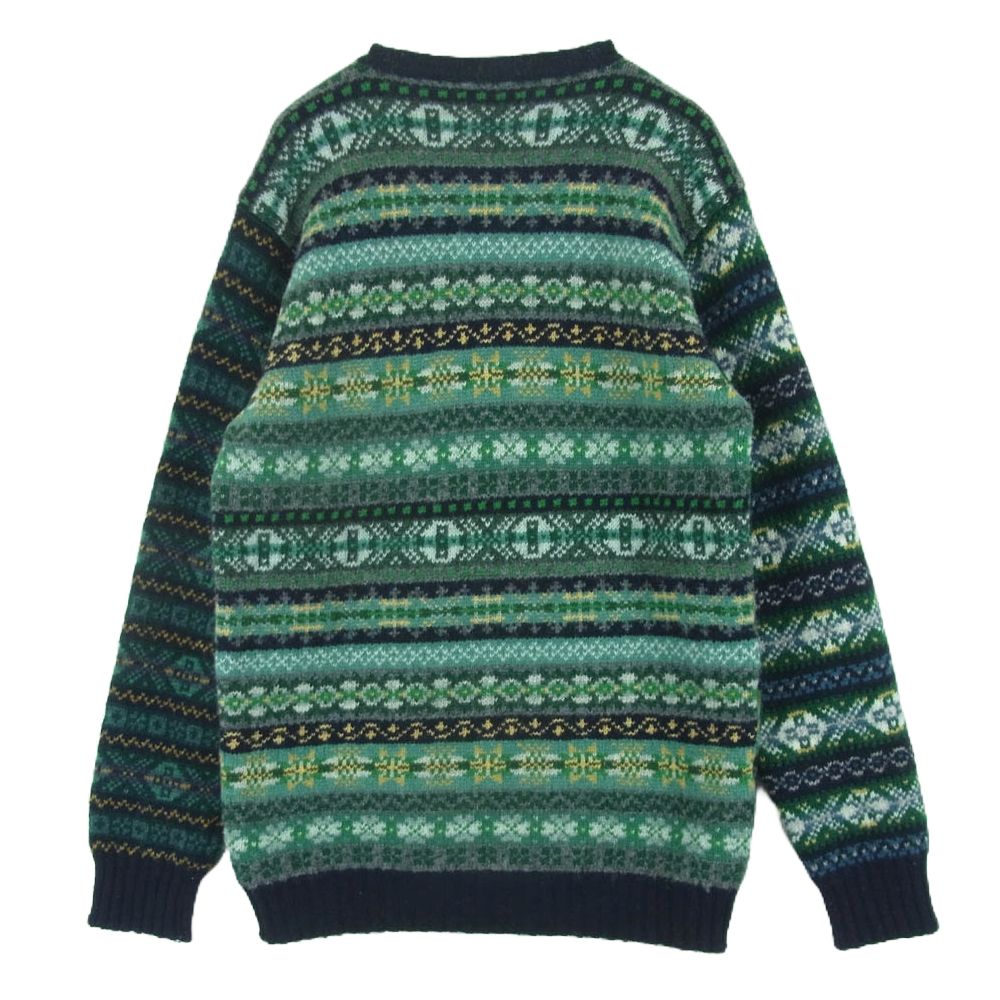 【レディース】 DEMYLEE デミリー ニット セーター XS グリーン 緑 クルーネック ドルマン スリット ショート丈 ウール 無地 デミリーのニット＊ハイネック 中古・古着通販DEMYLEE (デミリー