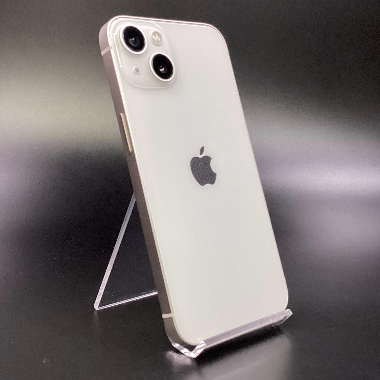全額返金保証 最速発送 Apple iPhone 13 128GB スターライト au 動作 済 84%