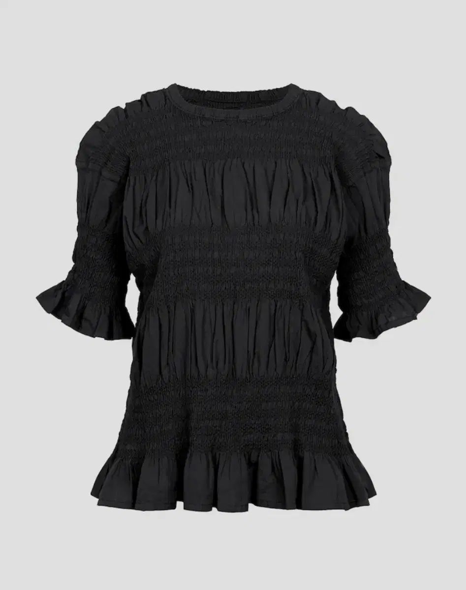 ビューティー ISSEY MIYAKE イッセイミヤケ トップス シュリンク ストライプ 黒 F サイズ