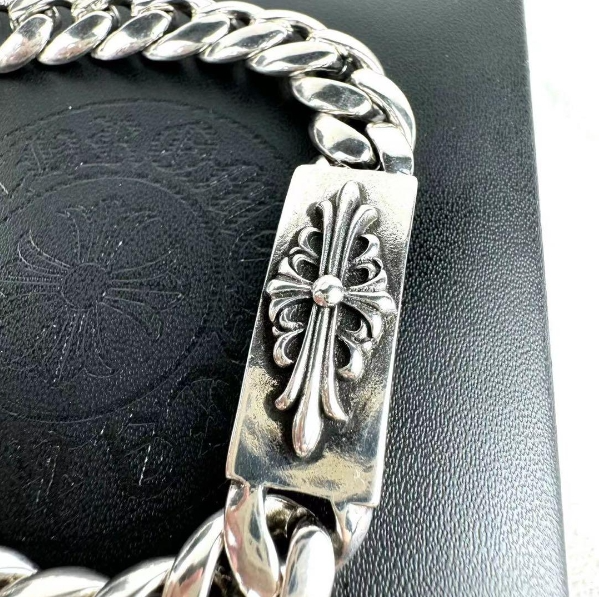 即発・ クロムハーツ Chrome Hearts　ブレスレット 925シルバー