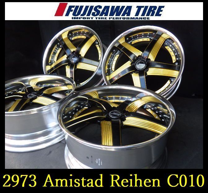 2973 A▲送料無料▲Amistad Reihen C010 ホイール▲20x9.0J 5穴 PCD114.3 40▲4本 25134724