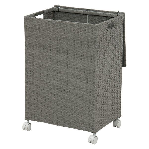 キャスター付収納ボックス グレー