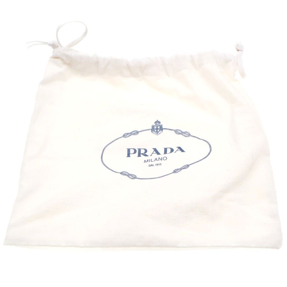 PRADA (プラダ) カナパM ブラック キャンバス 2WAY ハンドバッグ