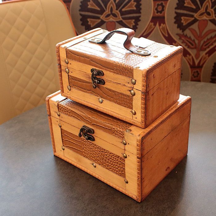レクトボックス Rectobox 2個セット 小物入れ  雑貨 木箱