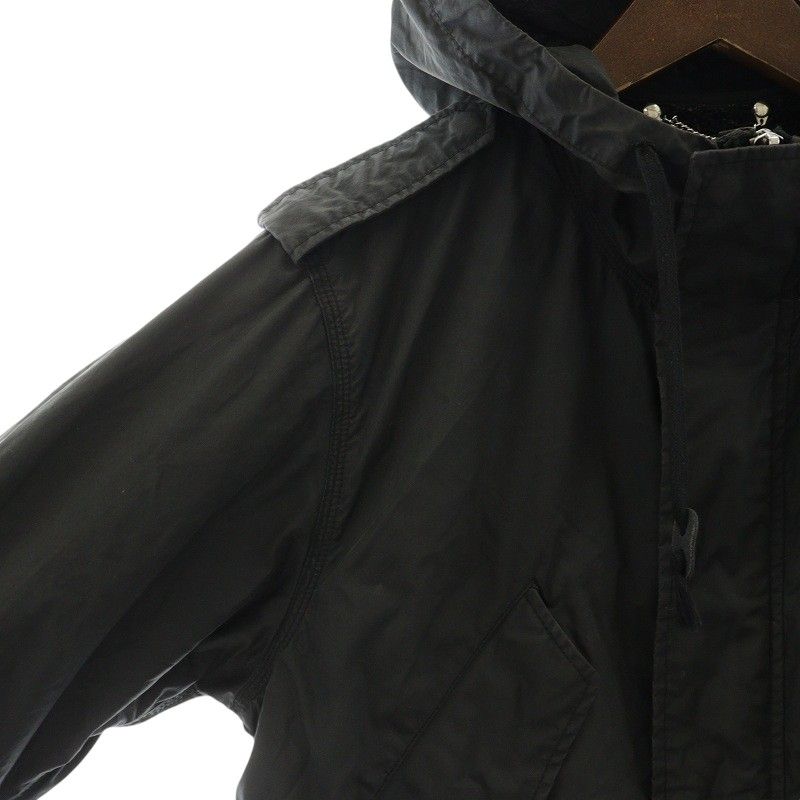 970✳️✳️ディーゼル DIESEL モッズコート 裏ボア ブラック A