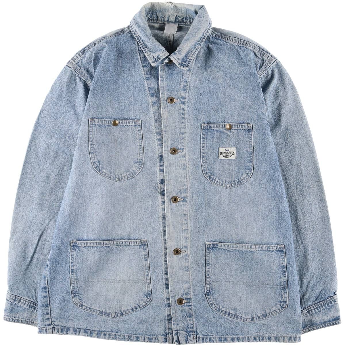 古着 90年代 リー Lee DUNGAREES デニムカバーオール メンズXL相当