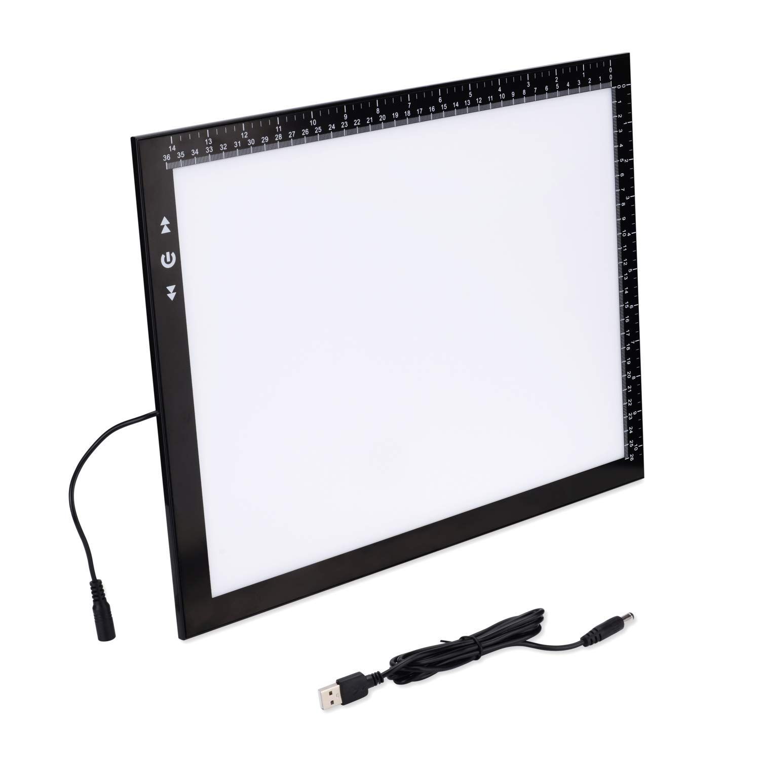 【次回入荷予定無し】HSKトレース台B4薄くて軽い6MM調光器8W超高輝度LED6000luxタッチボタンロックモード付き