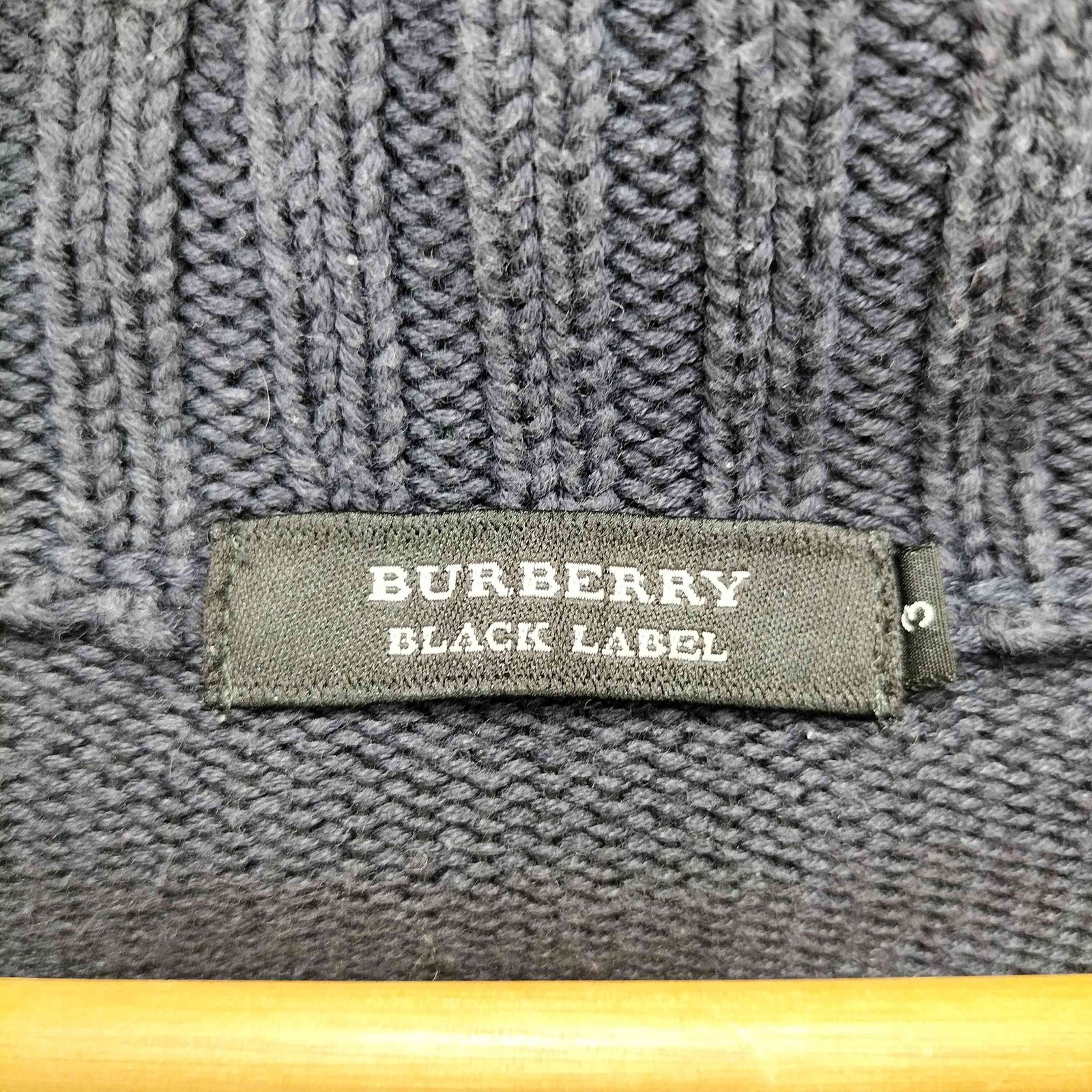バーバリーブラックレーベル BURBERRY BLACK LABEL チェック柄切替 