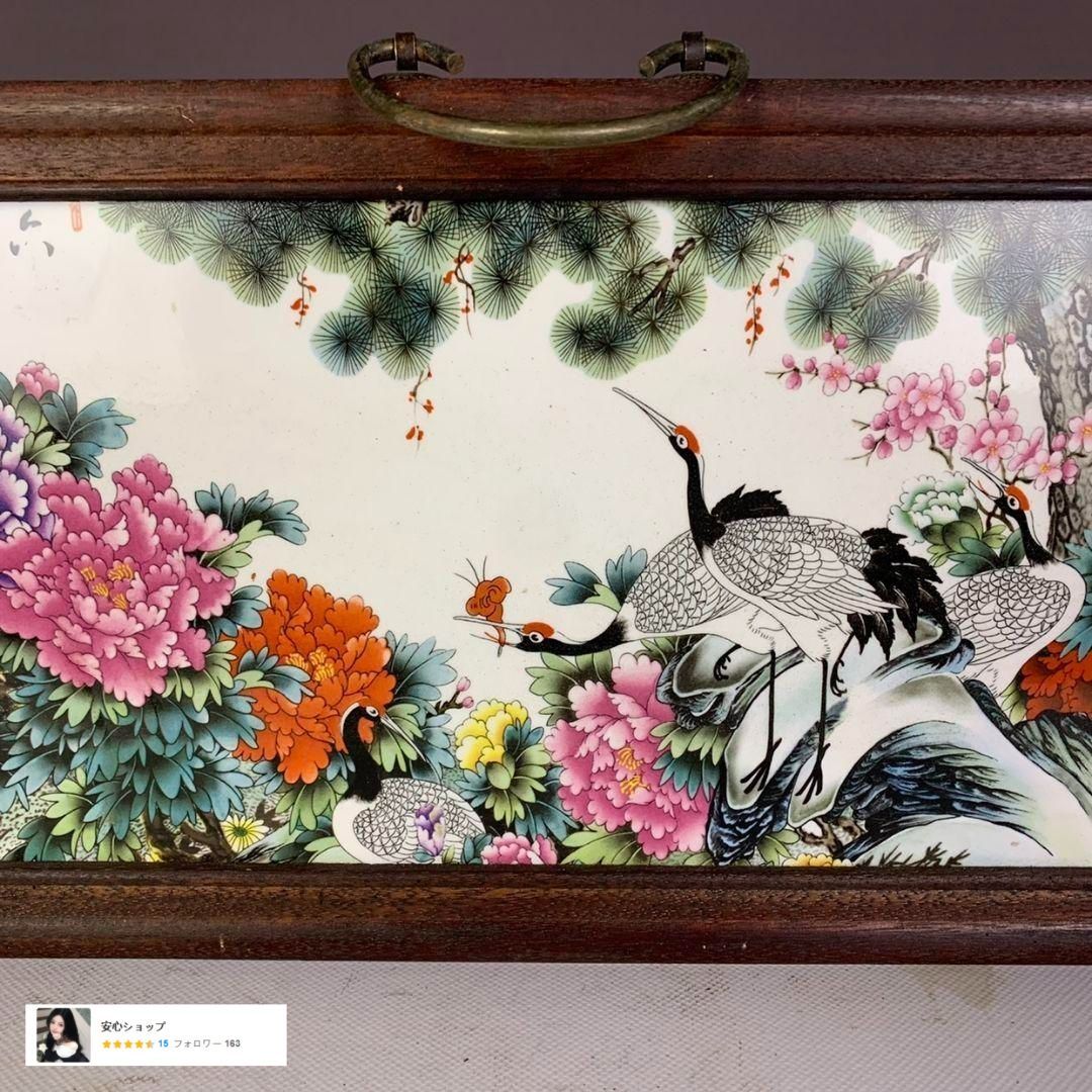 虎威鎮八方陶板画 応接間 書斎 懸掛 装飾品 現代工芸品 美術品 置物 虎威鎮八方陶板画 応接間 書斎 懸掛 装飾品 現代工芸品 美術品 置物
