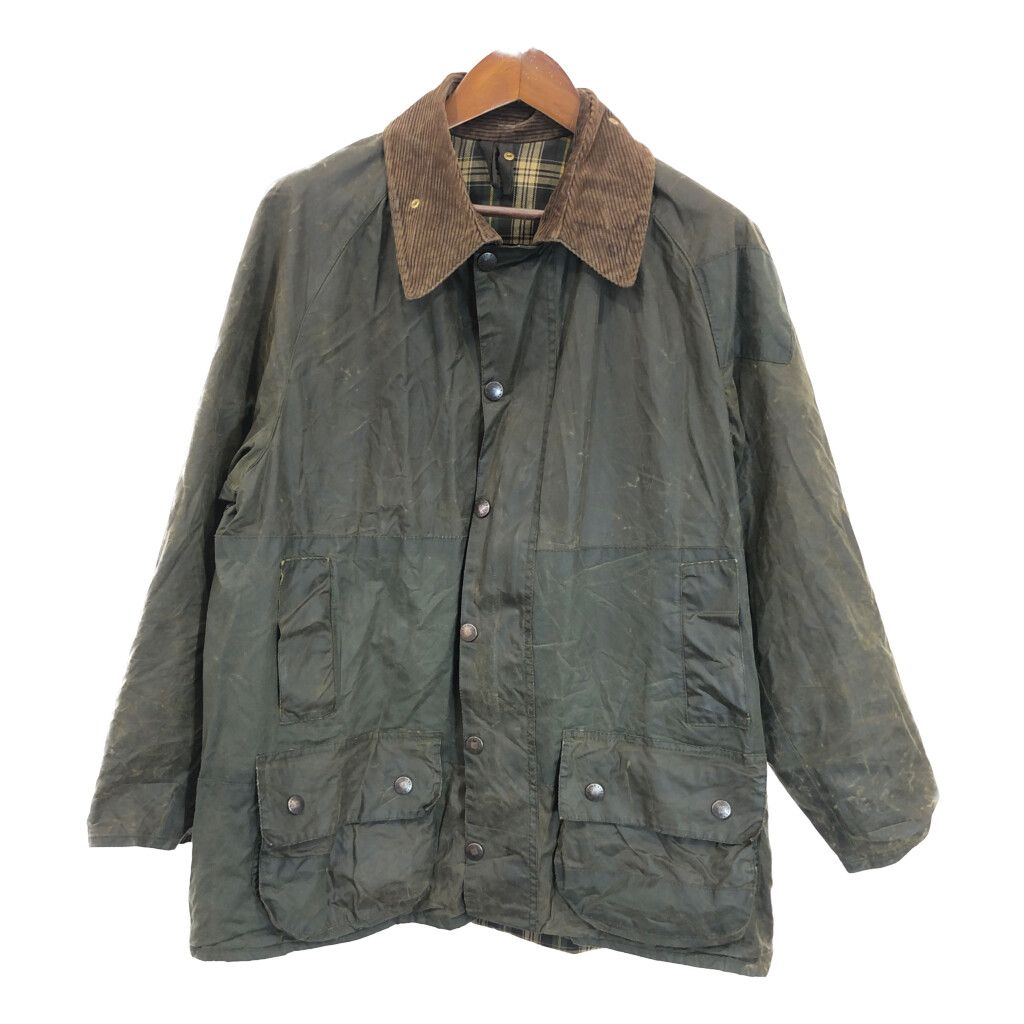 90年代 イングランド製 Barbour バブアー BEAUFORT ビューフォート オイルドジャケット カーキ (メンズ C46/117CM) 中古  古着 R7130 - メルカリ