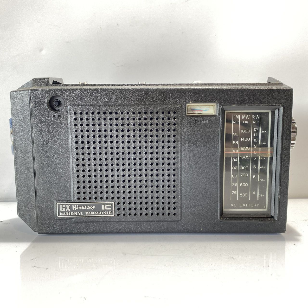 ナショナル パナソニック GX World boy RF-858 ナショナル パナソニック RF-858 GXワールドボーイ 3バンドラジオ