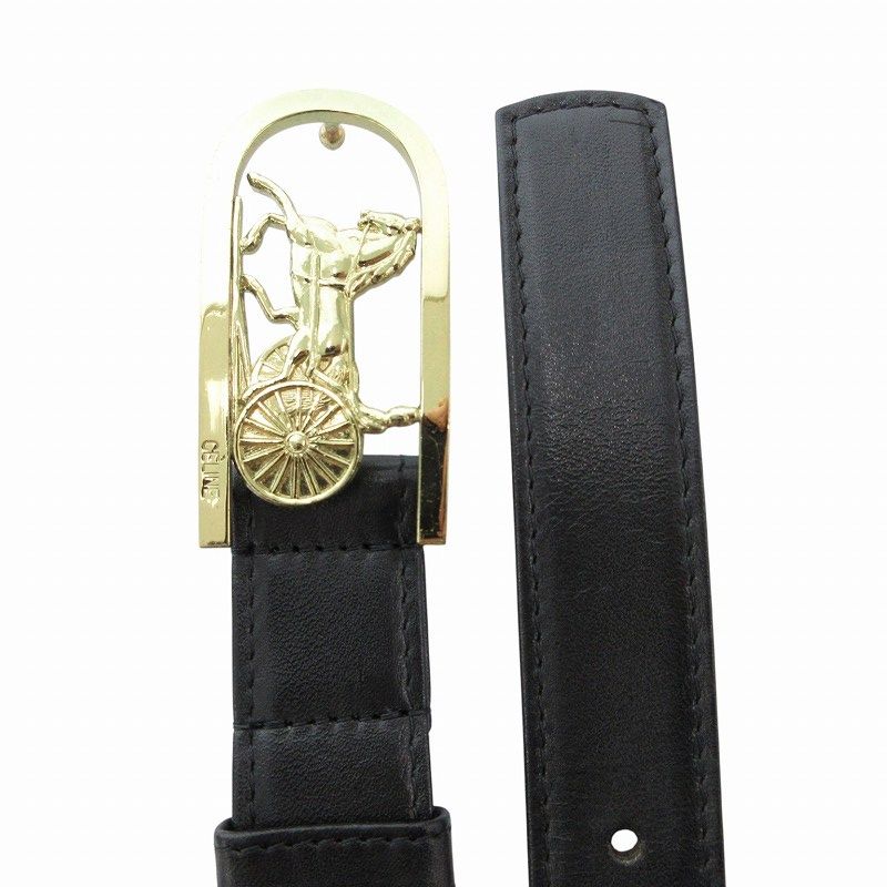 CELINE セリーヌ　レザー ベルト 95 黒 楽天市場】【8/1～3限定・最大2万円OFFクーポン配布中】CELINE