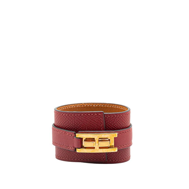 エルメス ドラッグ レッド ヴォーエプソン メッキ レディース HERMES 1-0210301