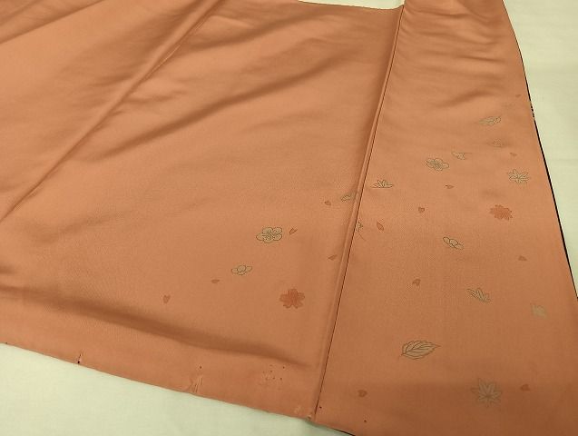 平和屋着物○西川治郎 赤城紬 訪問着 茶屋辻 ロング丈 正絹 逸品