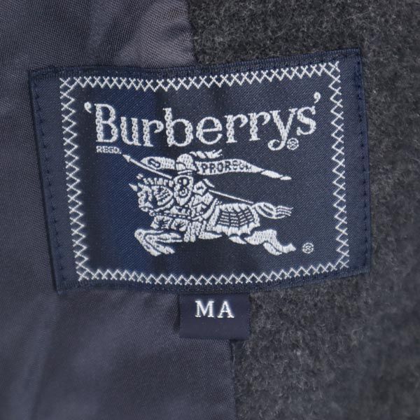 バーバリーズ 90s オールド チェスターコート MA グレー系 Burberrys オーバーデザイン メンズ