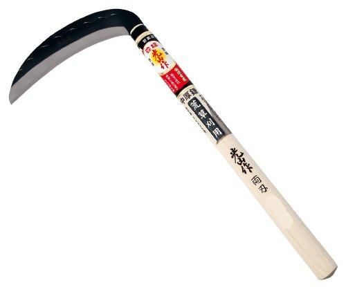 【新品・2営業日で発送】豊稔企販 豊稔 光山作両刃中厚鎌165mm HT0500