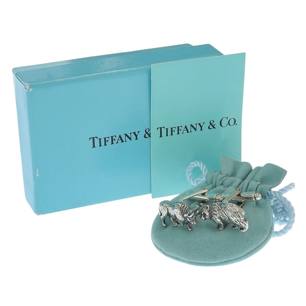 Tiffany & Co. ブルベア　カフリンクス ティファニー ブル ベア 925 カフス カフリンクス｜Yahoo!フリマ