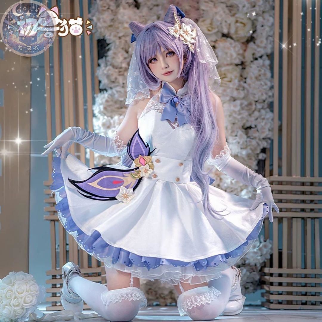 三分妄想】原神 甘雨 コスプレ 衣装 未使用品 甘雨 原神