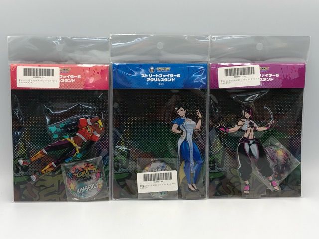 未開封★カプとれ×ストリートファイター6 アクリルスタンド 春麗 ジュリ キンバリー ３点セット スト6【P1992-008】086 未開封☆カプとれ×ストリートファイター6 アクリルスタンド 春麗