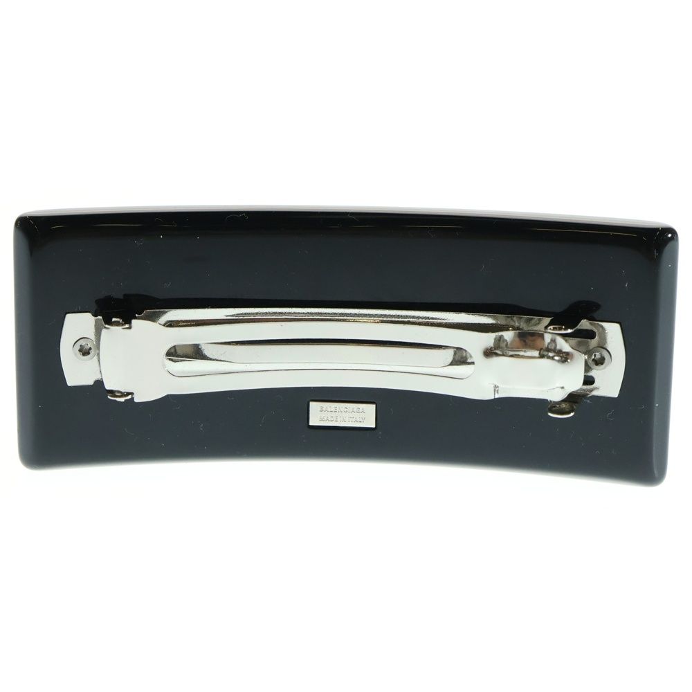 BALENCIAGA バレンシアガ BBアイコン レディース ヘアクリップ ブラック