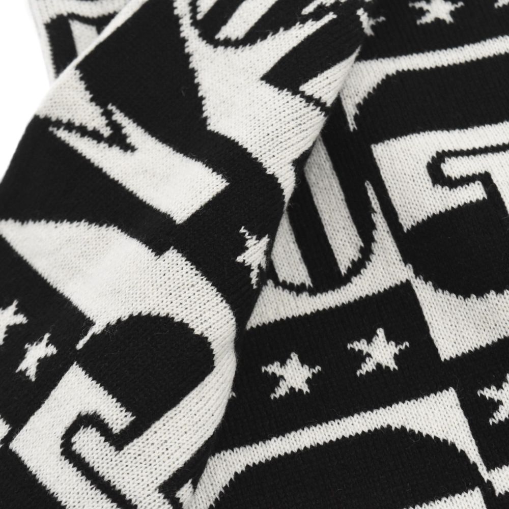 HYSTERIC GLAMOUR (ヒステリックグラマー) ロゴ総柄スカーフ