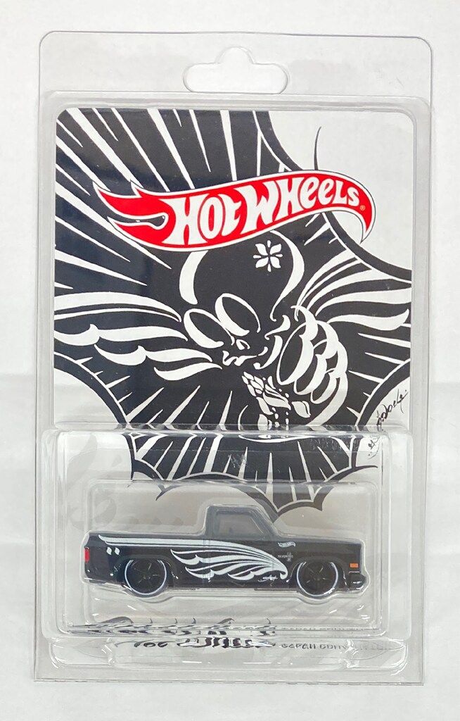 MATTEL 2025JAPAN COLLECTORS CONVENTION Exclusiv HOTWHEELS 83 CHEVY SILVERADO ブラック 右向き HNL13